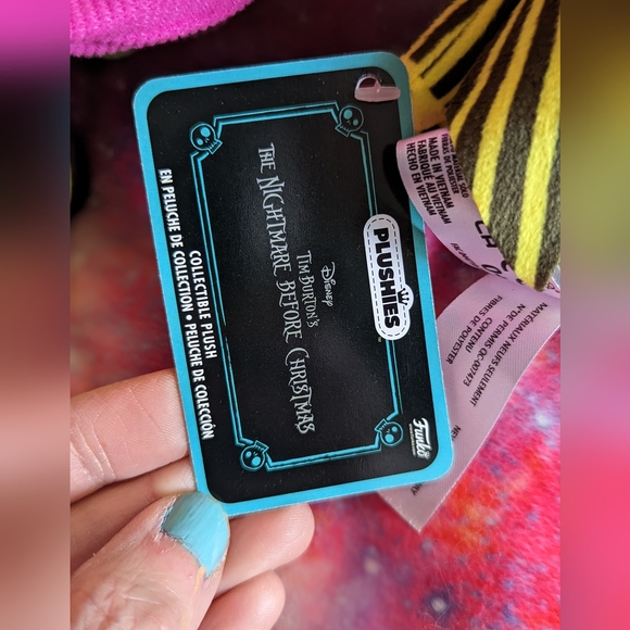 Set of 4 8" Disney Funko Nightmare Before Christmas Neon Blacklight Plushies - Picture 8 of 13